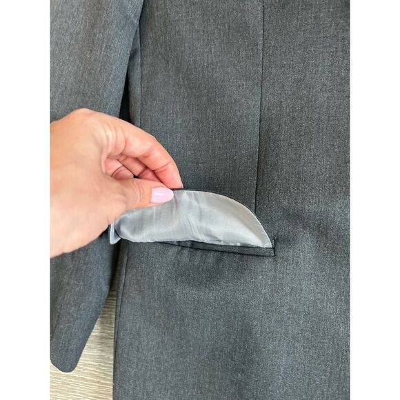 Lauren Ralph Lauren EUC Dress Suit Coord Set Blazer Pants Gray - Picture 7 of 16